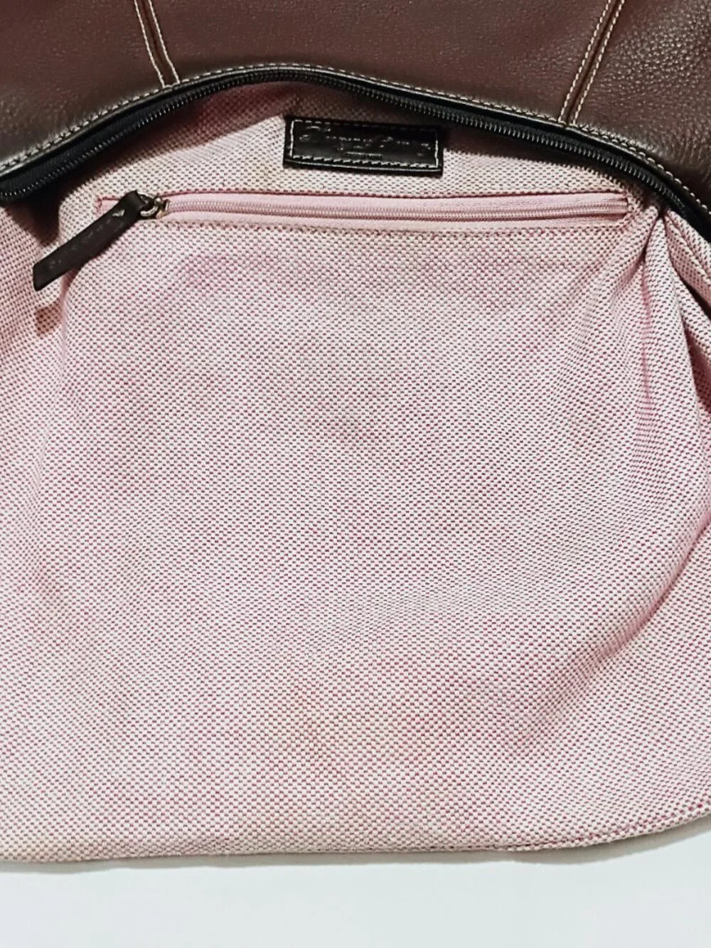 Dooney & Bourke East West Pebbled Leather Hobo, EUC